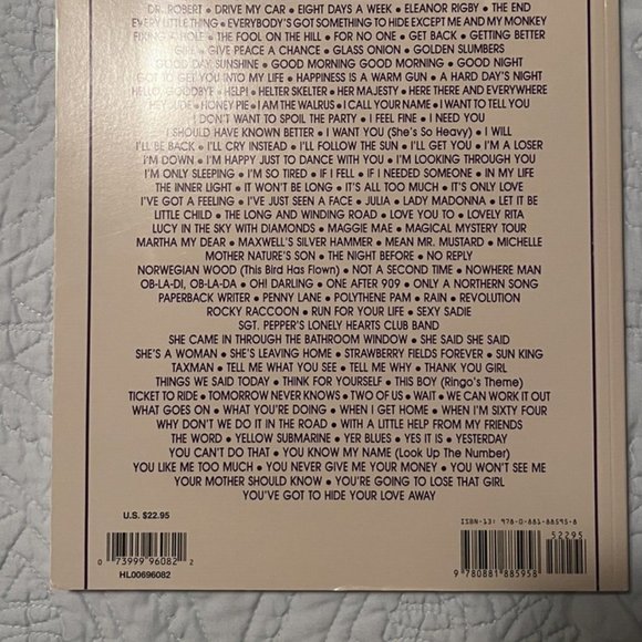 Hal Leonard Beatles Complete Easy Guitar Music Song Book (Paperback, 1986) - Picture 3 of 12